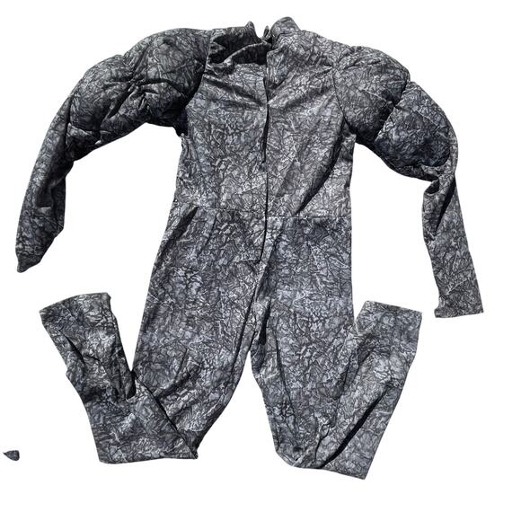 Child’s Gray Ghastly Gargoyle Long Sleeve Bodysuit and Wings Size M (8-10) - Picture 3 of 8
